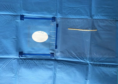 Auge/Augensteriles Wegwerfchirurgisches drapiert mit Schnitt-Film mit flüssigem Sammlungs-Beutel