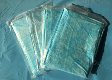 Blaue Farbmedizinische Wegwerfblätter, medizinische Bettlaken 40 - 100gsm