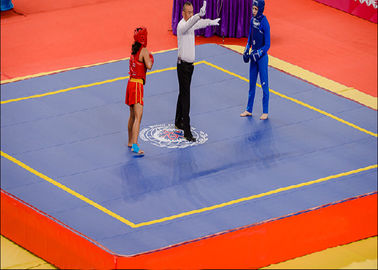Dauerhafte Wushu-Plattform-Gymnastik-Trainings-Matten-Wettbewerb Sanda-Matte