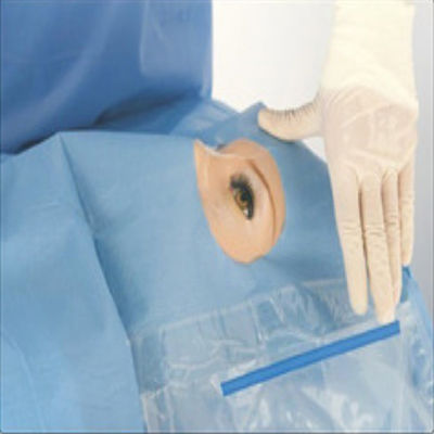 Chirurgisches Ophthalmological mit Fenstern versehenes drapiert Wegwerf-SBPP-PET Material