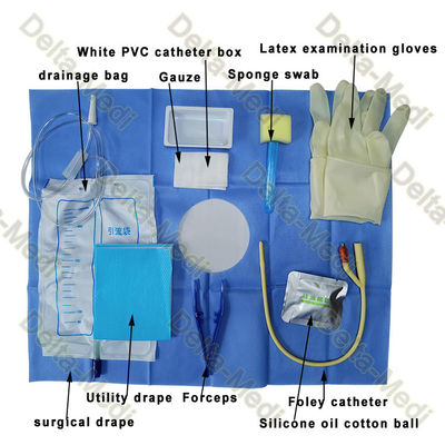 Klinik-Blasenkatheter-Kit With Dränage Bag Foley-Katheter-Katheter-Kasten