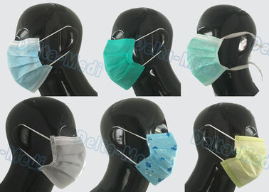 3 Falte nicht gesponnene gesichtsmaske-blaue Farbe Earloop Wegwerffür Doktor/Patienten