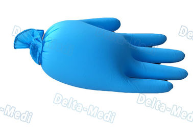 Harmlose medizinische Wegwerfhandschuhe, blaue Farbvinylprüfungs-Handschuhe mit gutem Gefühl