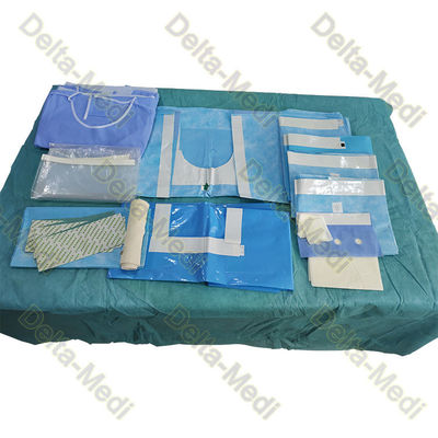Verstärkte SBPP-PET Hüften-Wegwerfchirurgische drapieren mit Verschiebungs-Taschen