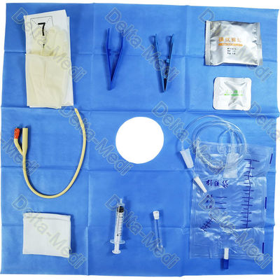Steriles Blasenkatheter-Kit With Foley Catheter Syringe-Wegwerfreagenzglas