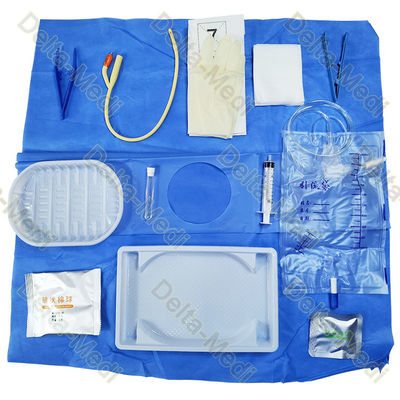 Steriles Blasenkatheter-Kit With Foley Catheter Syringe-Wegwerfreagenzglas
