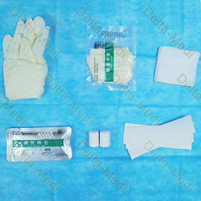 Blut Didysis-Behandlungs-Satz mit Klebstreifen Handschuh-Gauze Piece Cotton Swab Cottons