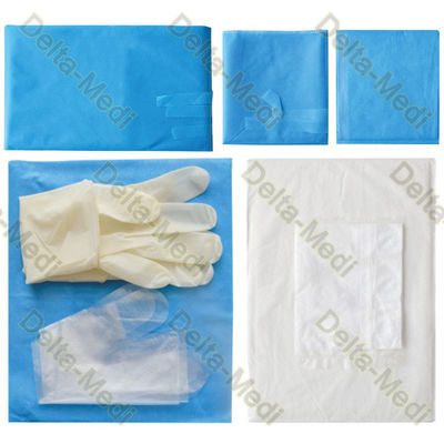 Medizinische chirurgische Wegwerfausrüstungen Ward Care Kit With Drape, Handschuh-Kappen-Bett-Abdeckung