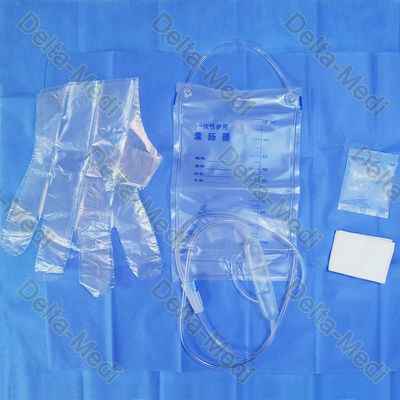 Sterile medizinische chirurgische Ausrüstungen PVC-Klistier-Reinigungs-Taschen-Wegwerfausrüstung