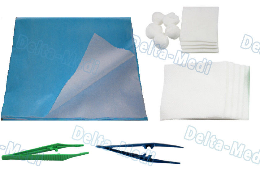 Sterile ankleidende gedrehte Chirurgie-chirurgische Wegwerfausrüstungen mit Handtuch/Plastikzangen